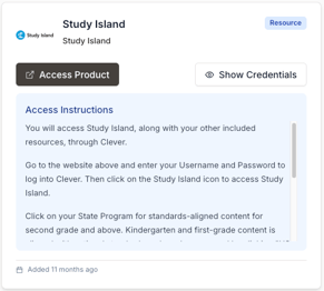 AccessInstructions