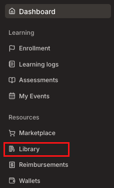 librarymenu